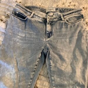 Weekend Max Mara Light Wash Blue Straight Leg Jeans
